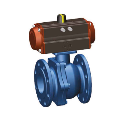 FULL BORE BALL VALVE 2PART (PNEUMATIC ACTUATED)
