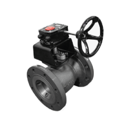FULL BORE BALL VALVE 2PART (GEAR OPERATED)