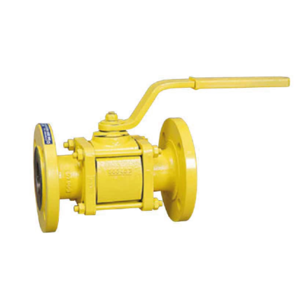FULL BORE BALL VALVE FOR GAS 3PART (LEVER OPERATED)